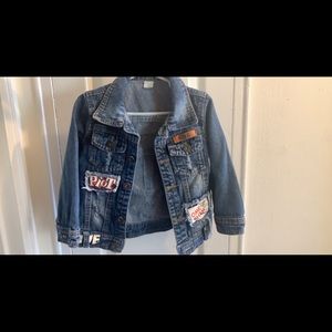 Distressed Jean jacket